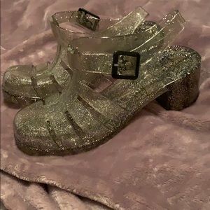 Never worn jelly sandals size 8 women’s